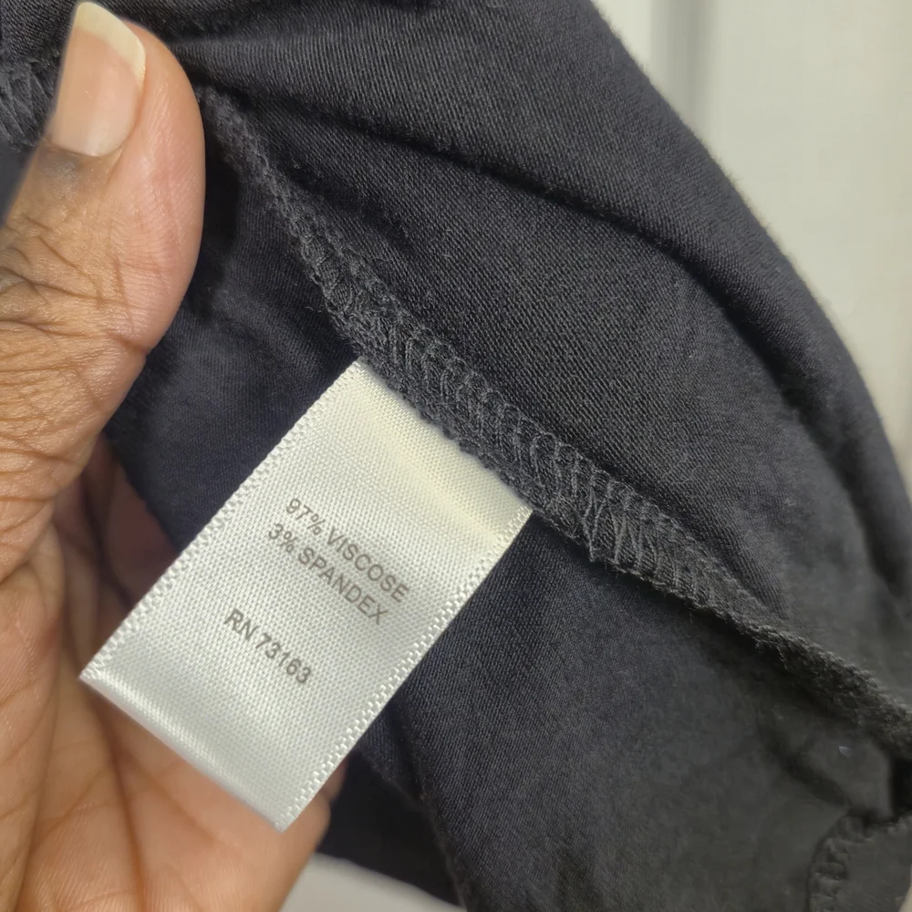 Cable & Gauge Black V-Neck Button Front Cardigan - Size L - Picture 8 of 9